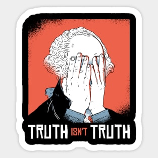 George Washington Facepalm Sticker